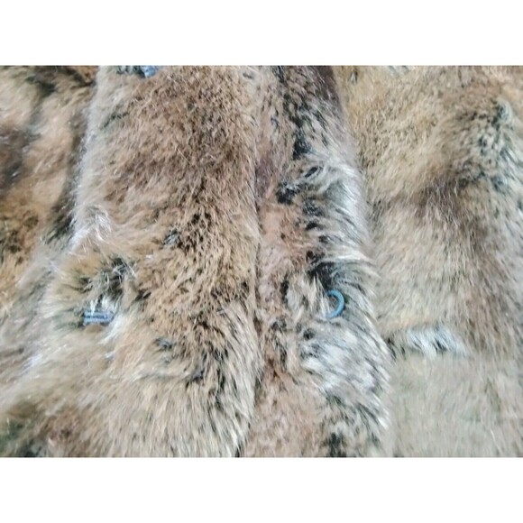 Donna Salyers Fabulous Furs Brown Fox Faux Fur Vest Large - Picture 7 of 9
